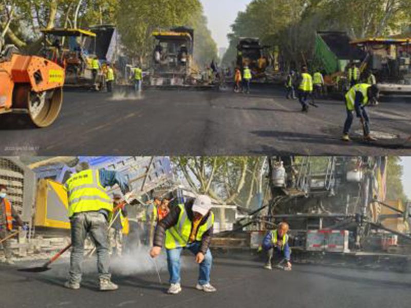 竭尽全力赶进度   精益求精保质量——我公司承建的东风路（文明大道 —文峰大道）已通车